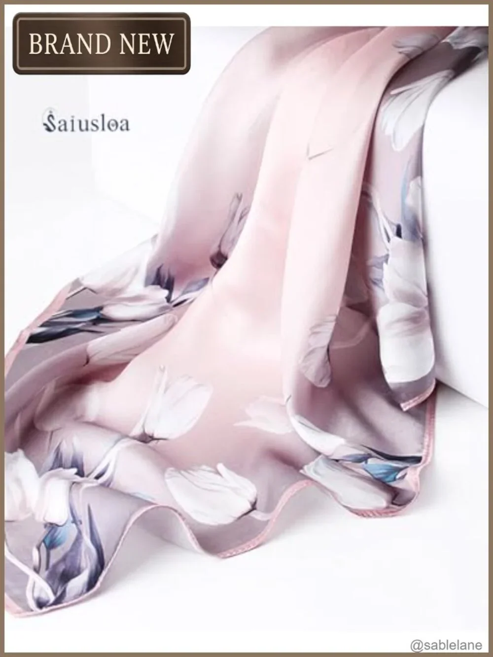 silky satin long shawl wrap fashion scarf for women formal evening wear